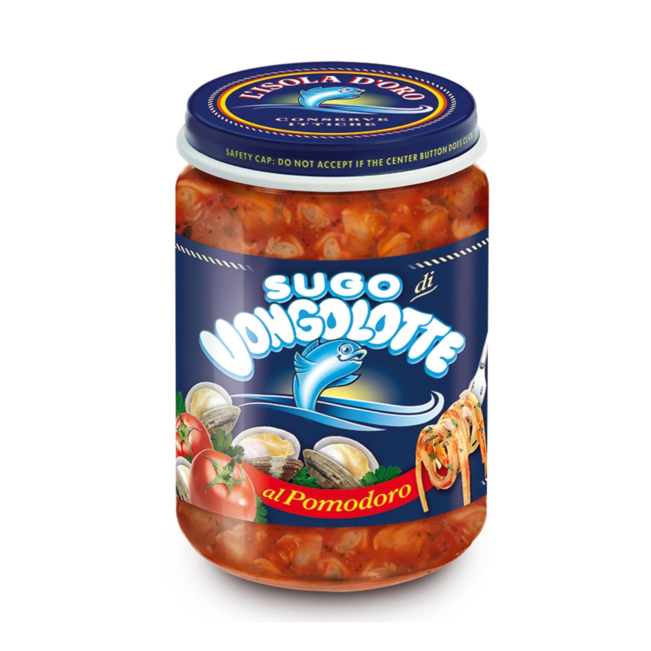 Clam and tomato sauce L'ISOLA D'ORO Vongolotte Pomodoro, 130g
