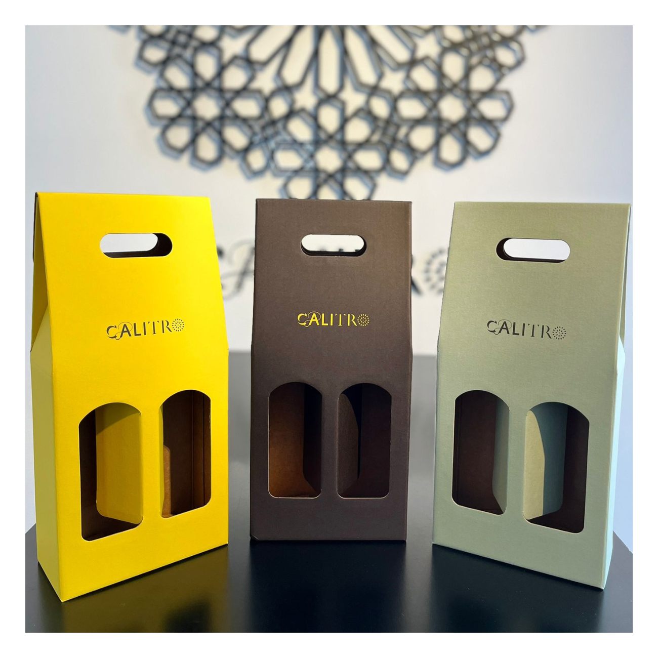 Wine gift box for 2 bottles CALITRO