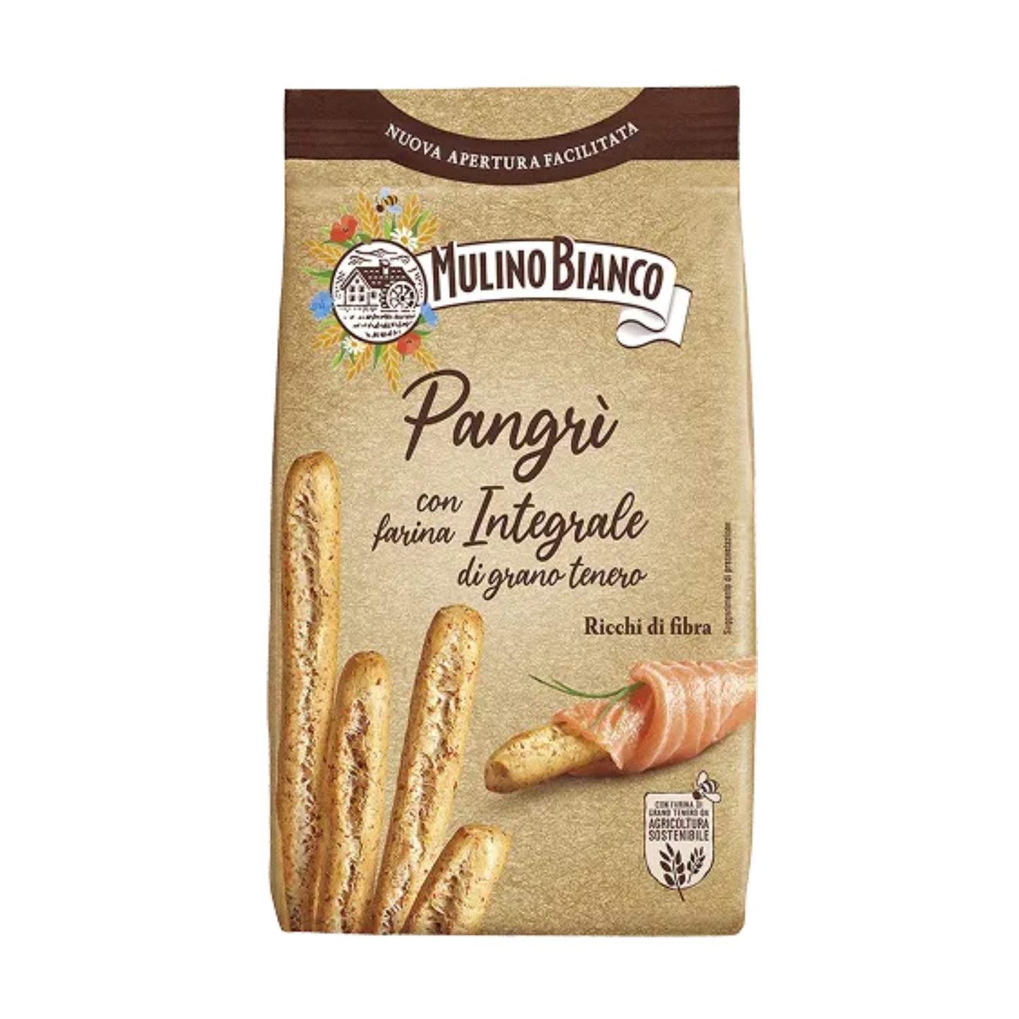 Pilngraudu maizes nūjiņas MULINO BIANCO Grissini Pangri Integrale, 250g