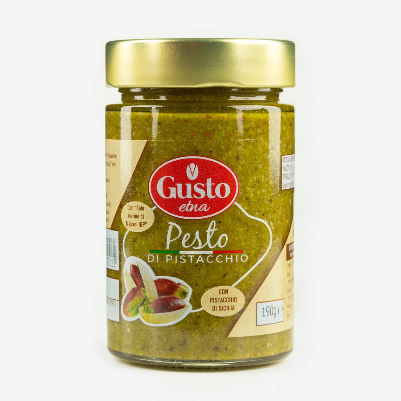 Sicilijos pistacijų pesto GUSTO ETNA, 190g