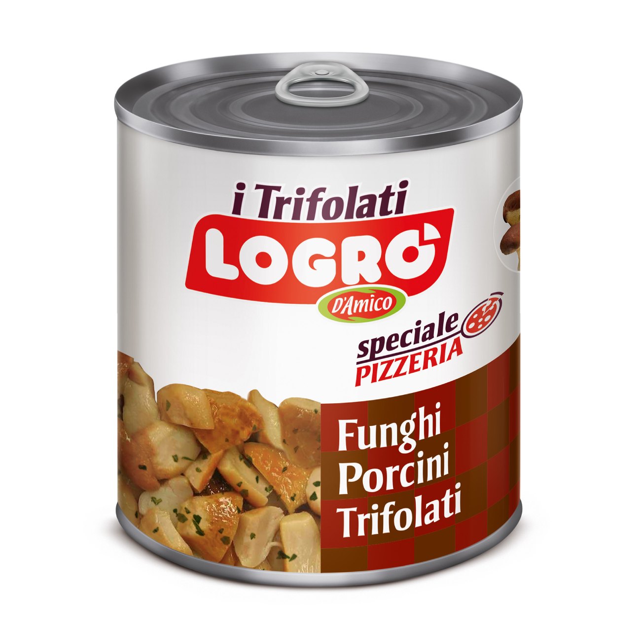 Praetud puravikud D'AMICO Fughi Porcini Trifolati, 780g