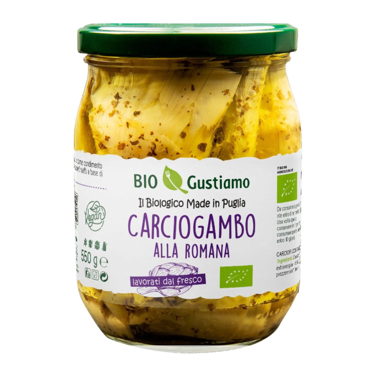 Artišokiõlis BIO GUSTIAMO Carciogambo alla Romana, 550g