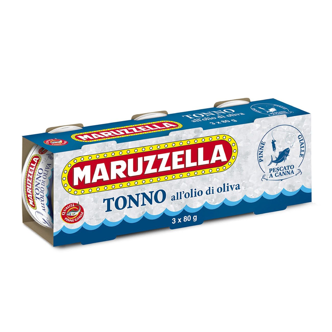 Tuunikala oliiviõlis MARUZZELLA Tonno Olio di Oliva, 3 x 90g