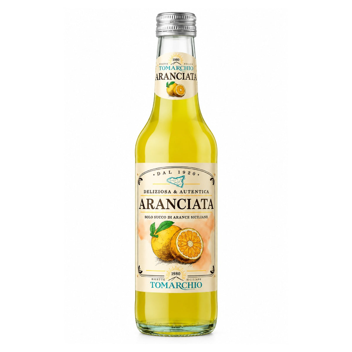 Non-alcoholic carbonated drink TOMARCHIO Aranciata, 275 ml