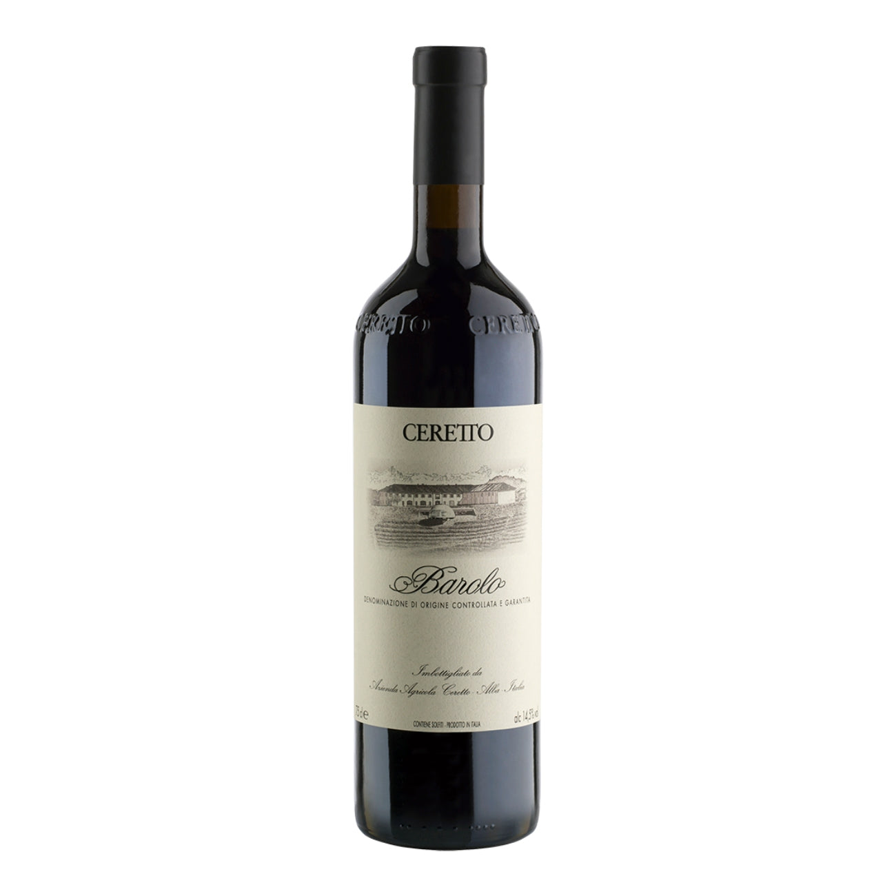 Sauss sarkanvīns CERETTO Barolo DOCG 14,5%