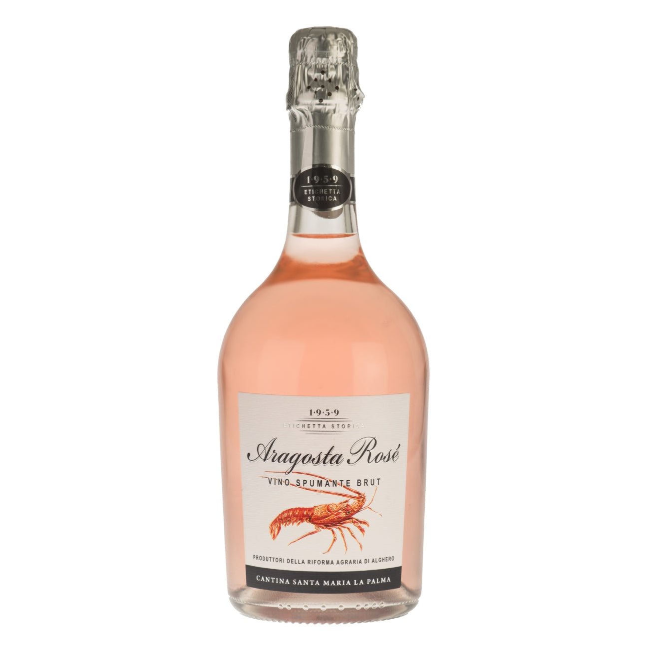 Roosa vahuvein SANTA MARIA LA PALMA Rosé Brut di Sardegna DOC 11,5%