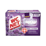 Tualeto blokas su levandų kvapu, 4 vnt.