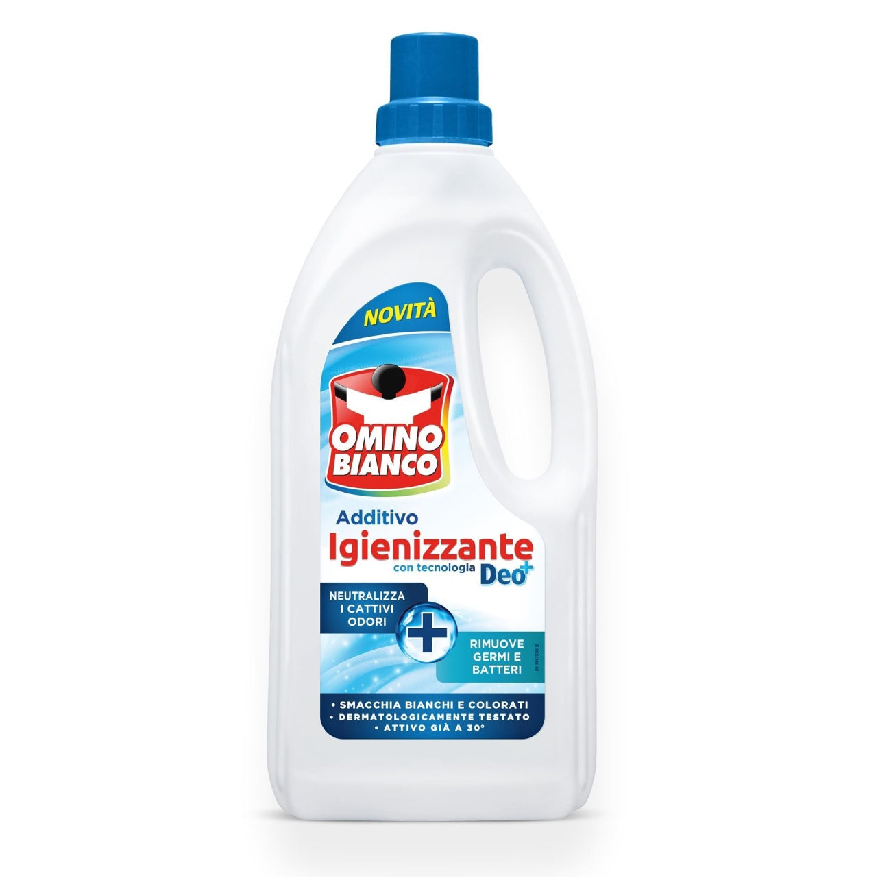 Dezinfekavimo priedas su Deo+ technologija OMINO BIANCO, 900 ml
