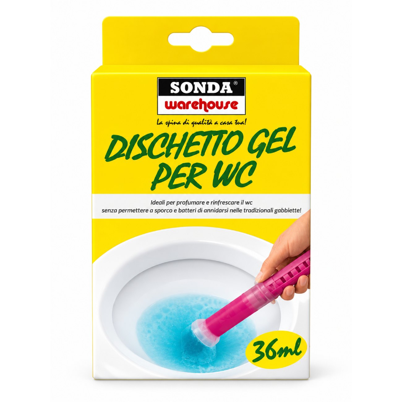 WC-discs SONDA Limone, 36 ml