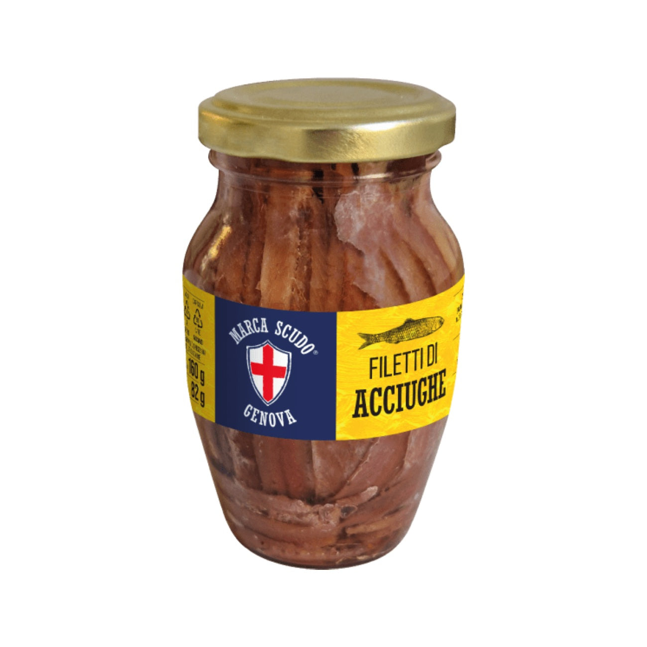 Anšoovise filee MARCA SCUDO, 80 g