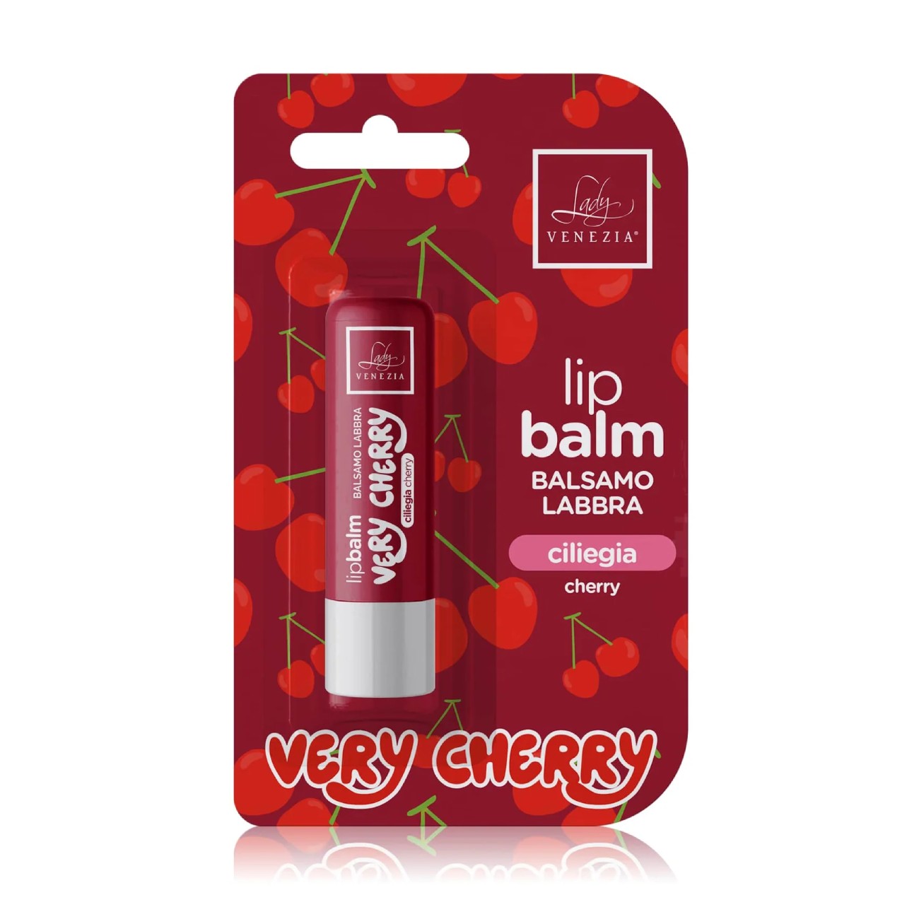 Lip balm LADY VENEZIA Very Cherry