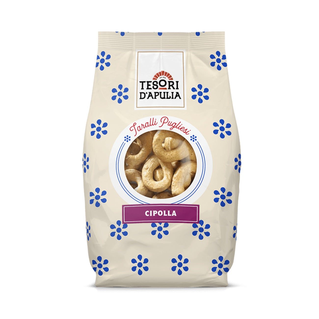 Itališkas užkandis su svogūnais Taralli Cipolla, 400g