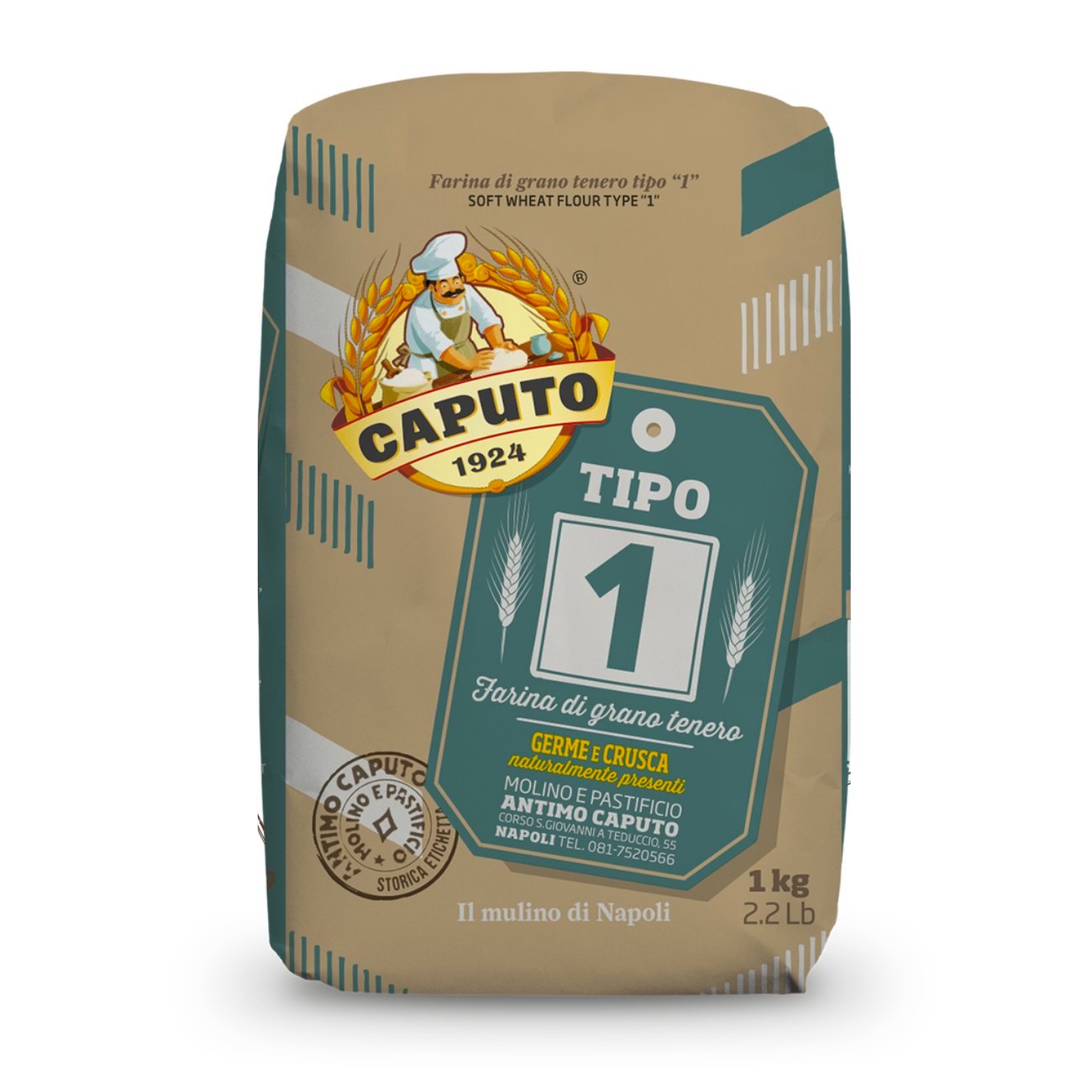 Mīkstie kviešu milti CAPUTO Tipo 1, 1 kg