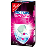 Tīrīšanas tabletes podam WC Power Tabs, 16 gab.