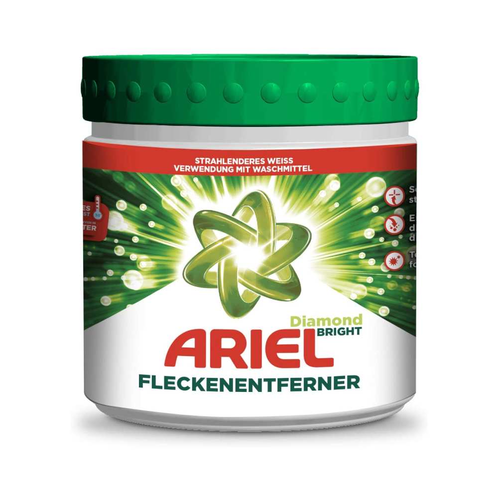 Traipu tīrīšanas līdzekļis baltai veļai ARIEL Diamond Bright , 500g