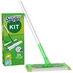 SWIFFER grīdas slota ar salvetēm Dry Kit