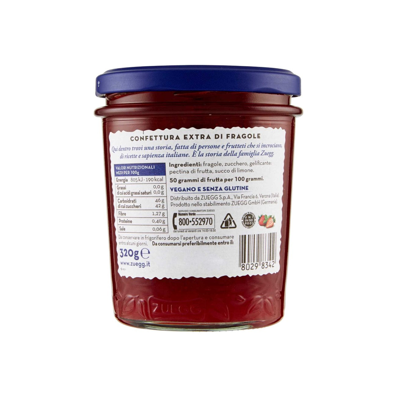 Strawberry jam, 320g
