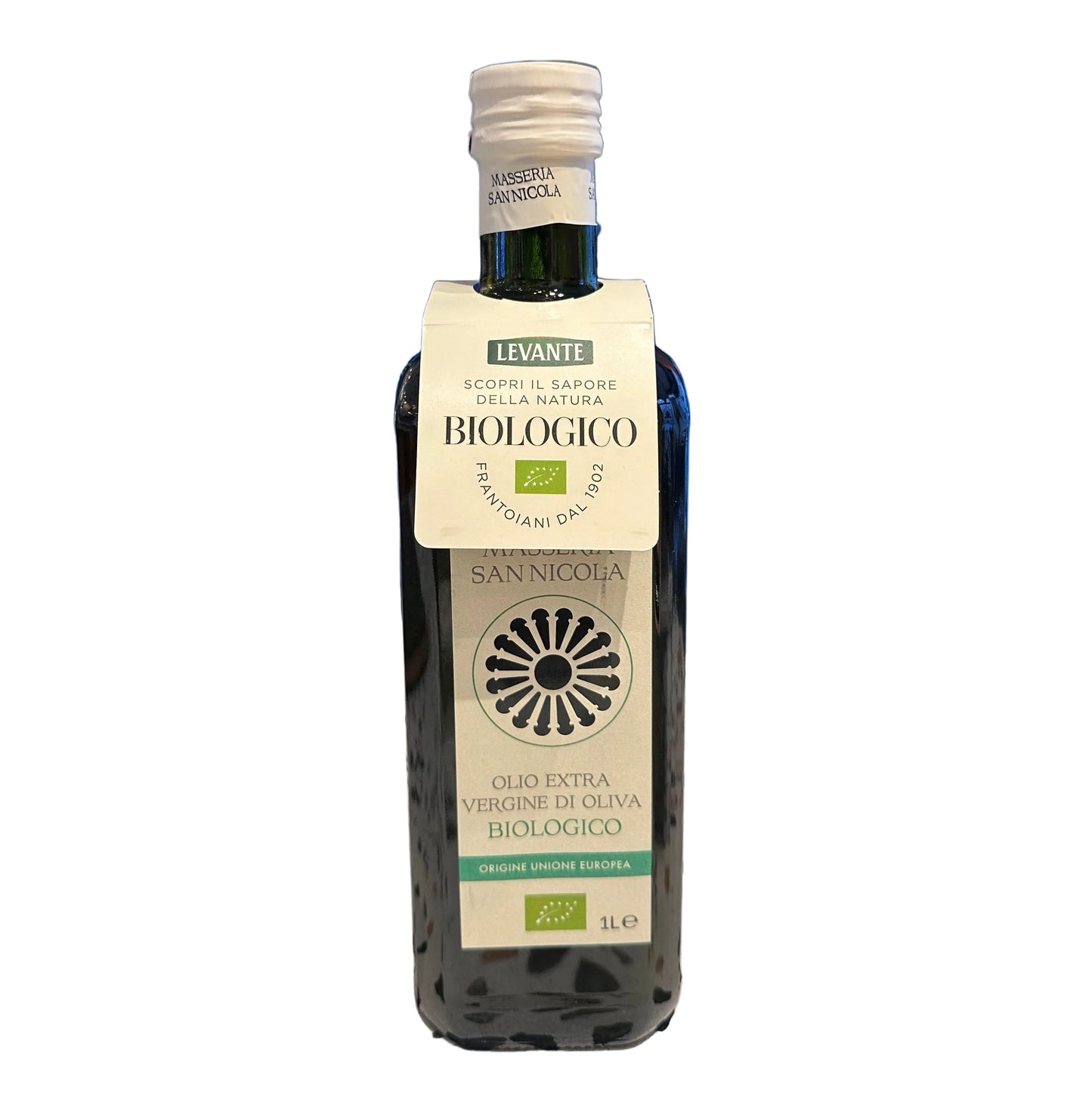 Extra Virgin Olive Oil Biologico MASSERIA SAN NICOLA, 1 L