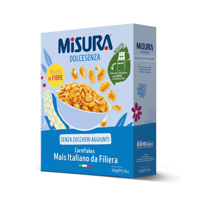 Kukurūzas pārslas bez pievienota cukura MISURA, 350g