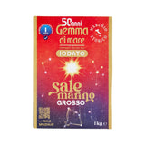 Coarse iodized sea salt GEMMA DI MARE, 1 kg