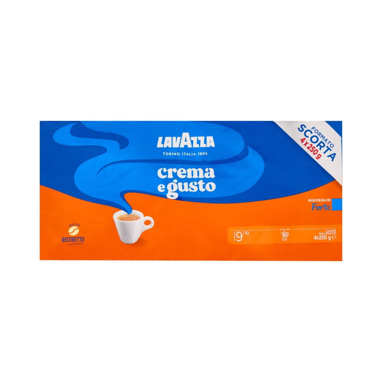 Malta kava Crema e Gusto Forte, 4 x 250g