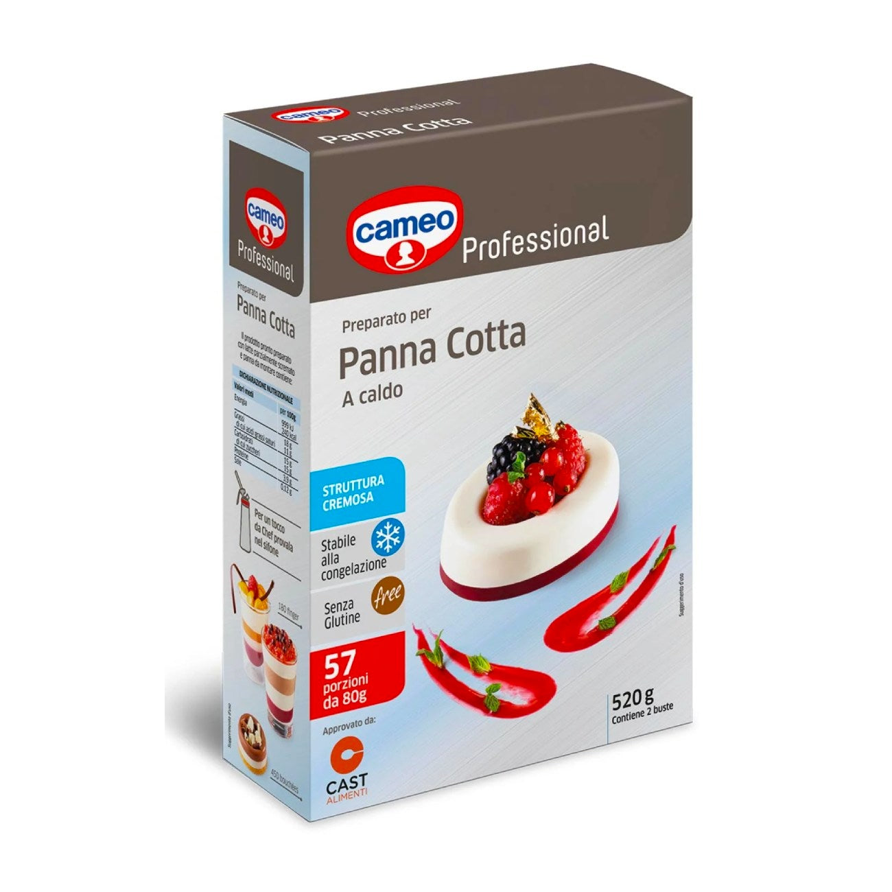 Panna Cotta mišinys CAMEO Professional, 520 g