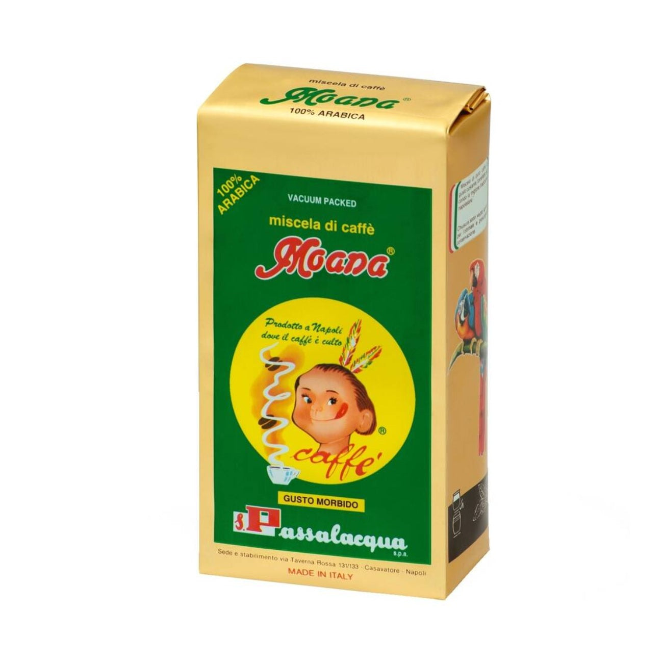 Молотый кофе PASSALACQUA Moana 100% Арабика, 250г