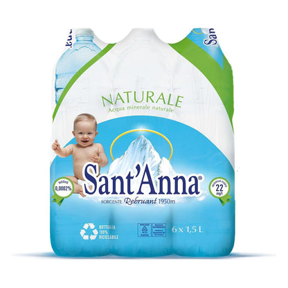 Натуральная негазированная минеральная вода SANT'ANNA Naturale, 1500 мл