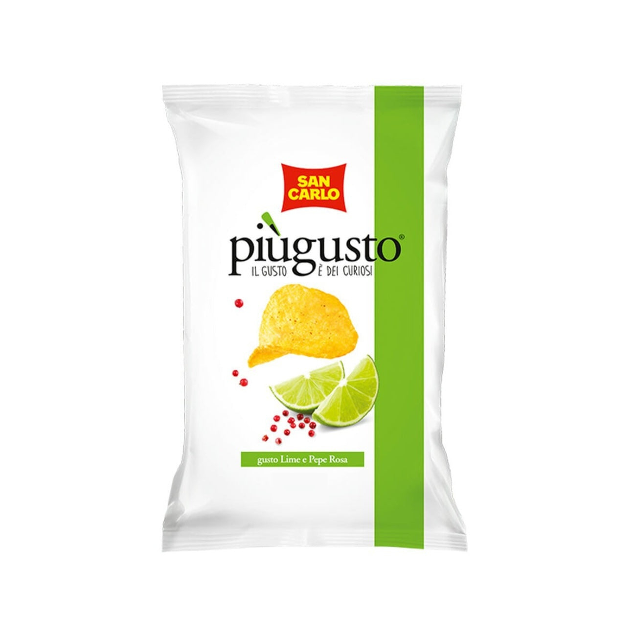 Potato chips SAN CARLO Lime e Pepe Rosa, 50g