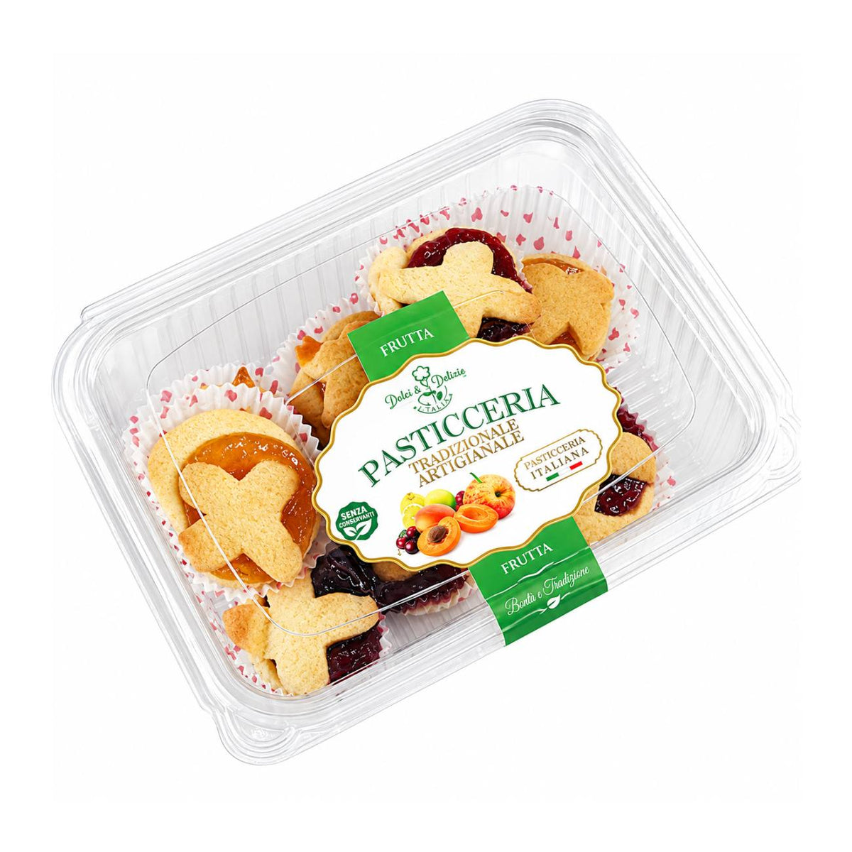 puuviljamoosiga küpsised DON CARLO Crostatine Frutta, 200g