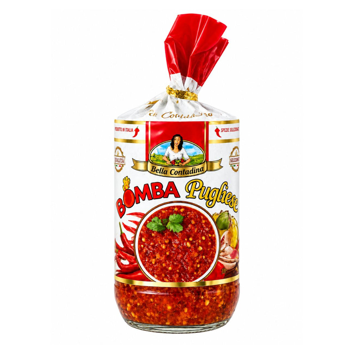 Spicy sauce BELLA CONTADINA Bomba Pugliese, 314g