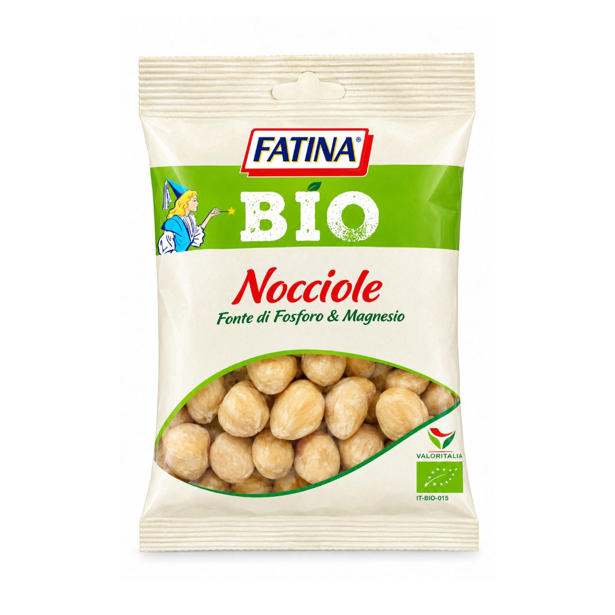 Organic roasted hazelnuts FATINA Nocciole, 30g