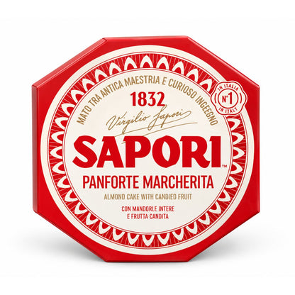 Küpsetatud magustoit tervete mandlitega SAPORI Panforte Margherita, 280g