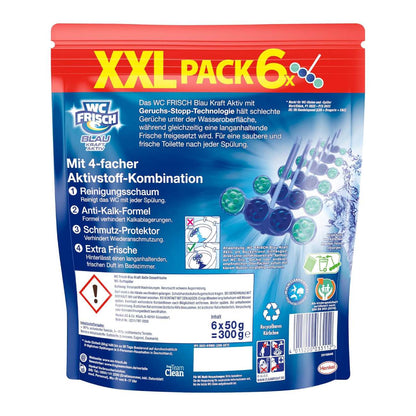 WC-klots Kraft-Aktiv Ocean Fresh, 6x50g