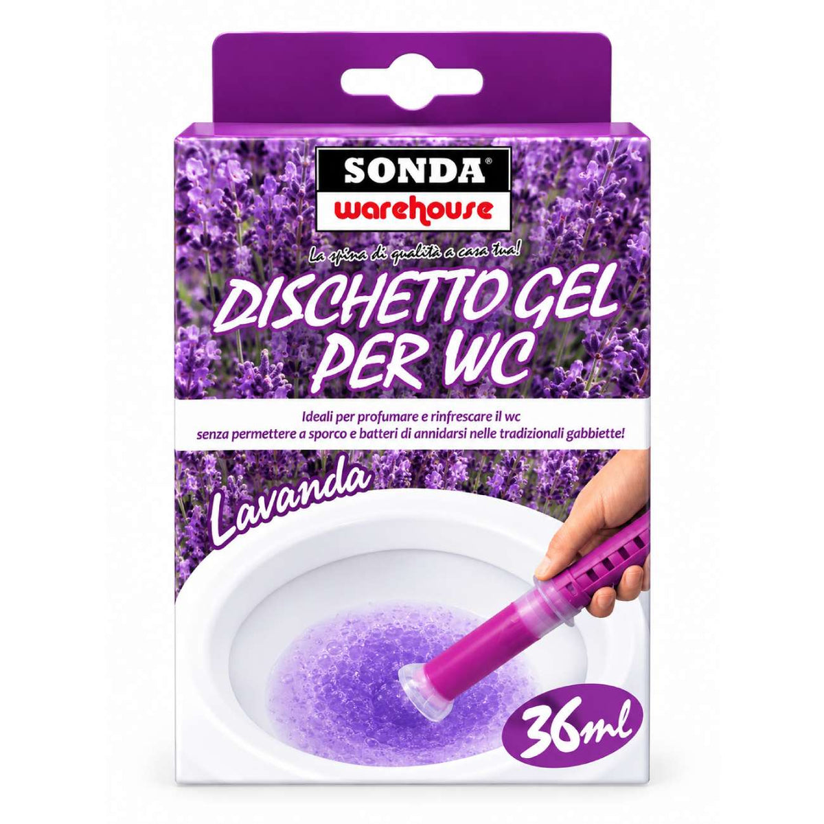 WC-discs SONDA Lavanda, 36 ml