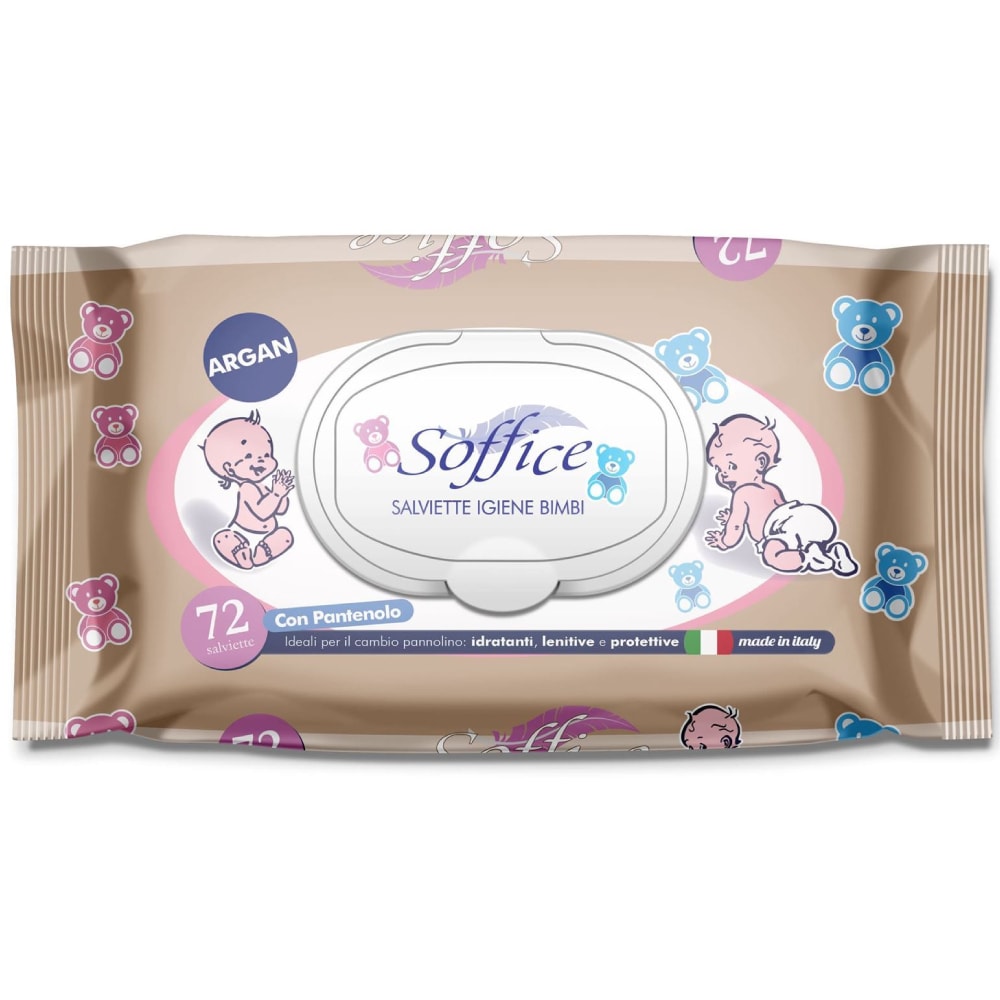 Влажные салфетки SOFFICE Argan, 72 шт.