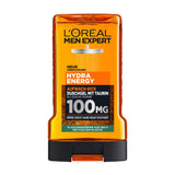 Dušigeel ja šampoon  Hydra Energy Loreal, 250 ml