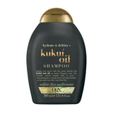 Plaukų šampūnas OGX Kukui Oil Hydrate & Defrizz, 385 ml