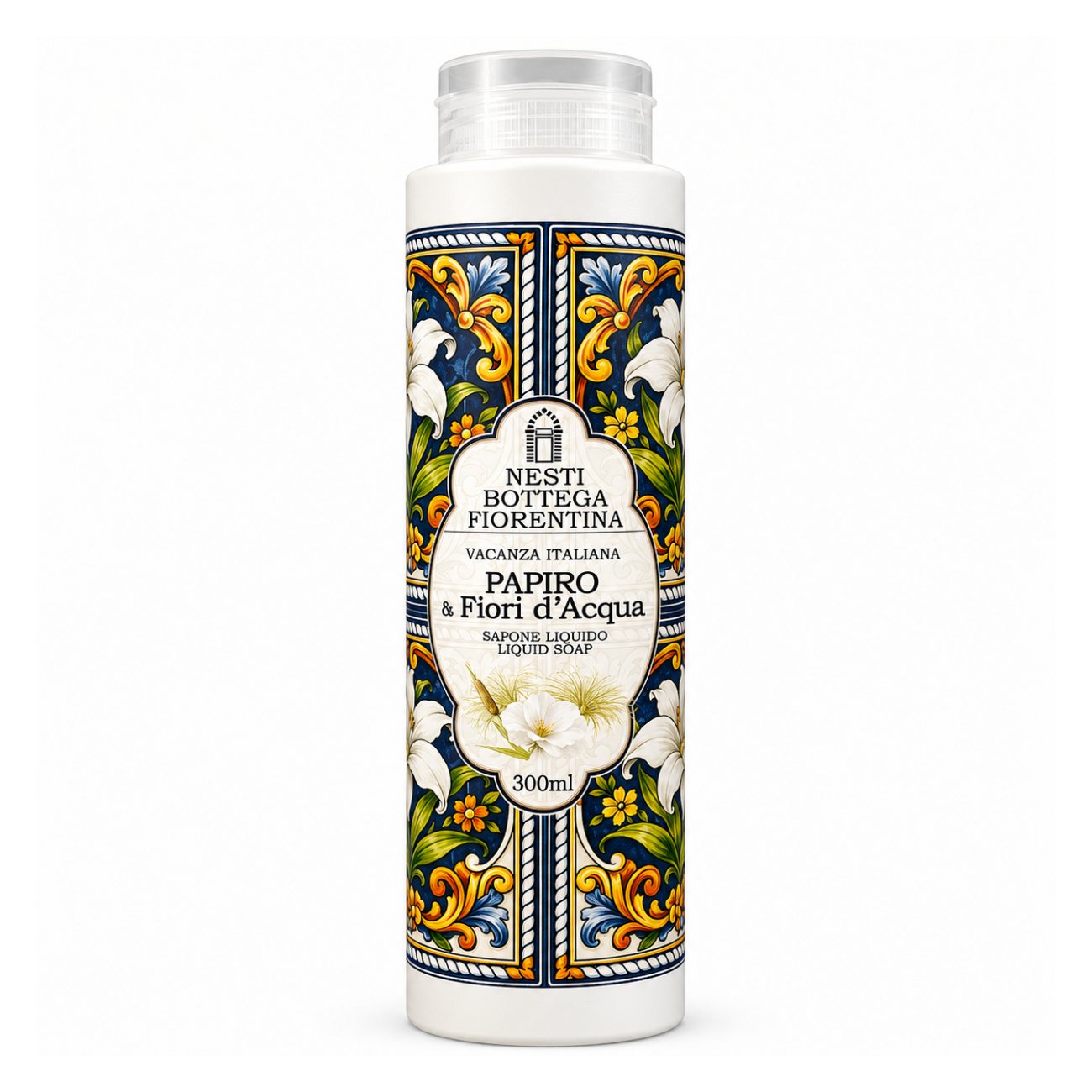 Гель для душа и жидкое мыло NESTI BOTTEGA Papiro & Fiori d'Acqua, 300 мл