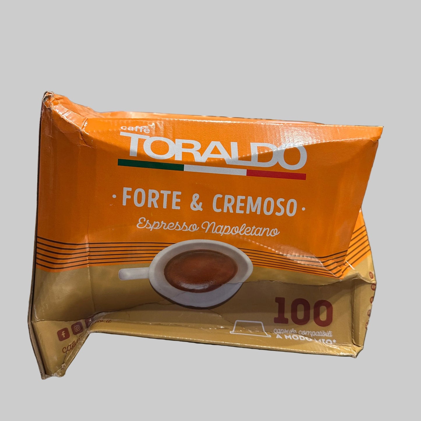 Кофе в капсулах TORALDO Forte & Cremoso (210g), 30 шт.