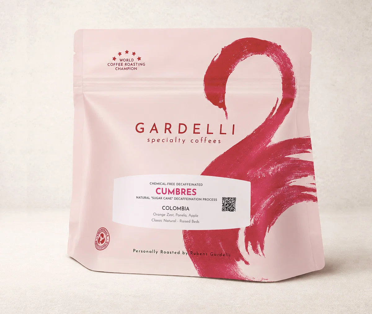 Kofeiinivabad kohvioad GARDELLI Cumbres Colombia, 250g