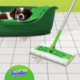 Floor sweeper with dustpan